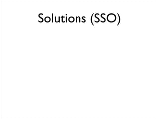 Solutions (SSO)
 