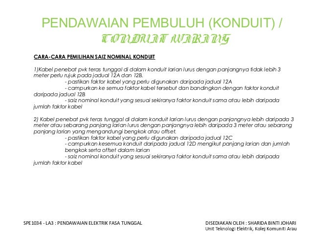 Kabel Dan Sistem Pendawaian Elektrik