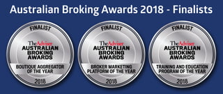 Australian Broking Awards 2018 - Finalists
 