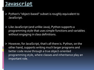 Python Programming Language | PPT