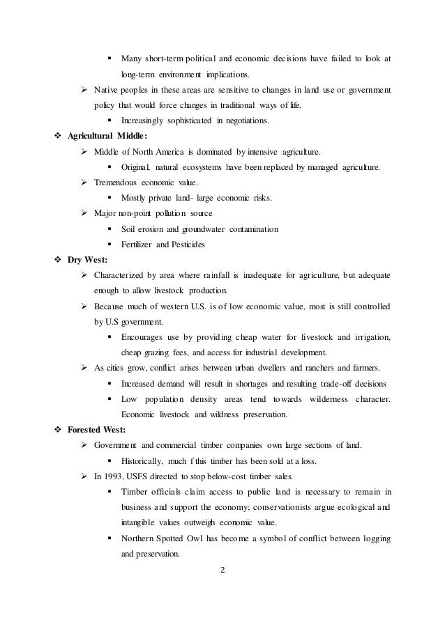 Environmental Science Answer