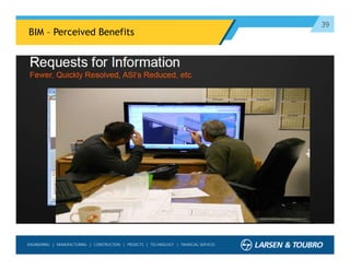 39
BIM – Perceived Benefits
 
