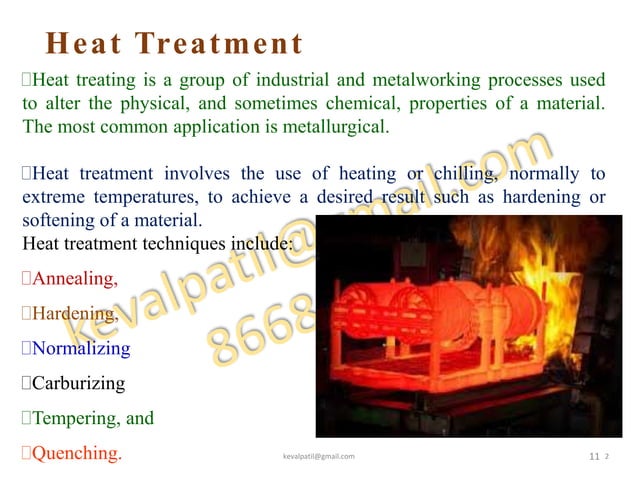 Heat Process Method Heat treatment Process | PPT | Chemistry | Science