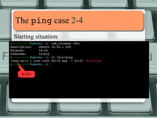 MMoorree eexxaammpplleess 11--1111 
Everyone knows of extended POSIX attributes, 
right? 
RRiigghhtt?? 
If you don't, you ought to. 
● LC are useful, even necessary to make use of 
EPA. 
 