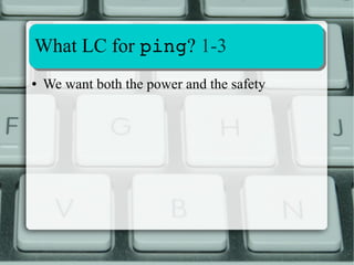 Extracting and Decoding LC info 
1-4 
What LCs are active now? 
[root@ubuntu ~]# cp /bin/bash /tmp/ 
[root@ubuntu ~]# setcap CAP_KILL,CAP_DAC_OVERRIDE+epi /tmp/bash 
[root@ubuntu ~]# getcap /tmp/bash 
/tmp/bash = cap_dac_override,cap_kill+eip 
[root@ubuntu ~]# 
Inheritance is set 
[alessandro@ubuntu ~]$ /tmp/bash ­l 
[alessandro@ubuntu ~]$ getpcaps $$ 
Capabilities for `15400': = cap_dac_override,cap_kill+ep 
[alessandro@ubuntu ~]$ grep ^Cap /proc/$$/status 
CapInh: 0000000000000000 
CapPrm: 0000000000000022 
CapEff: 0000000000000022 
CapBnd: 0000001fffffffff 
[alessandro@ubuntu ~]$ 
Inheritance is missing! 
 