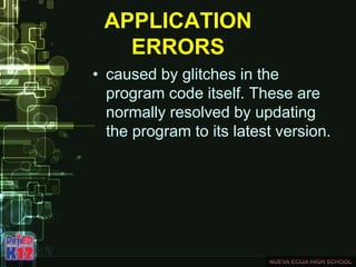 Lo1.2 types of computer system error | PPTX