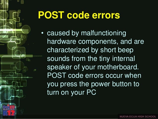 Lo1.2 types of computer system error