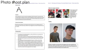 Photo shoot plan
 