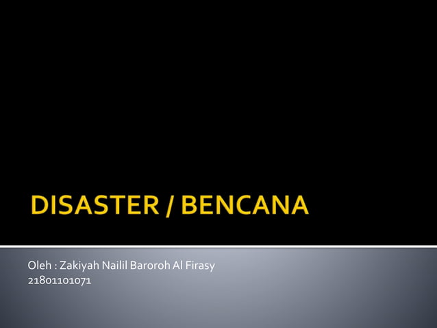 Disaster Management Disaster Disaster Disaster Pptx