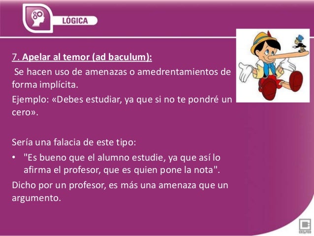 Las falacias (LOGICA)
