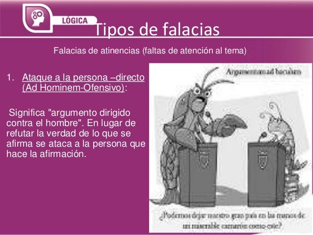 Las falacias (LOGICA)