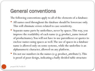 Create database objects in web development and database administration ...
