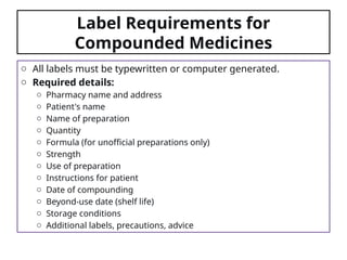 LO1 Prepare for production process for level II pharmacy students.pptx