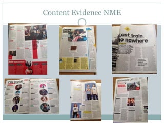 Content Evidence NME
 