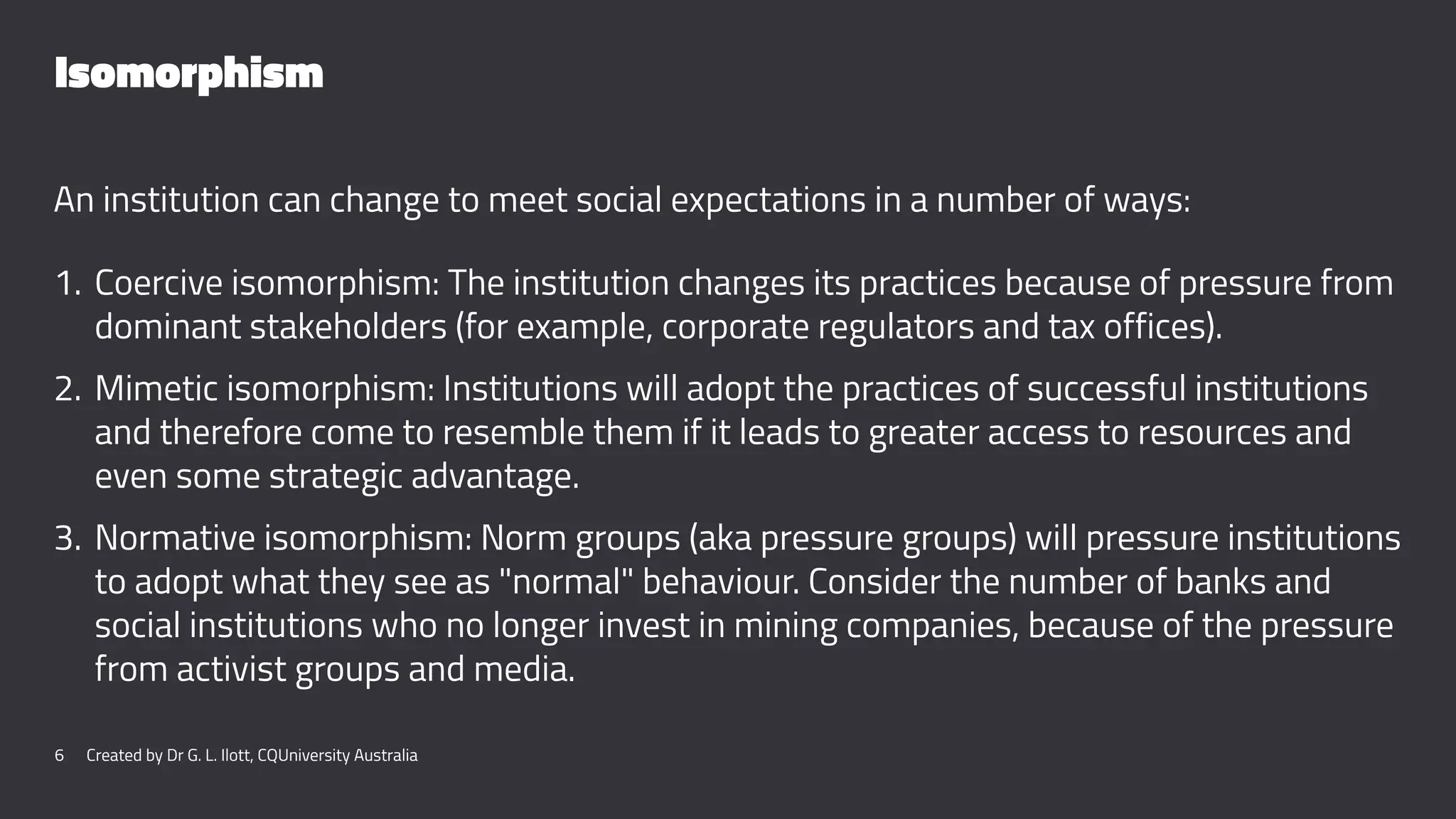 LO 7.2+3 3 Institutional theory | PDF