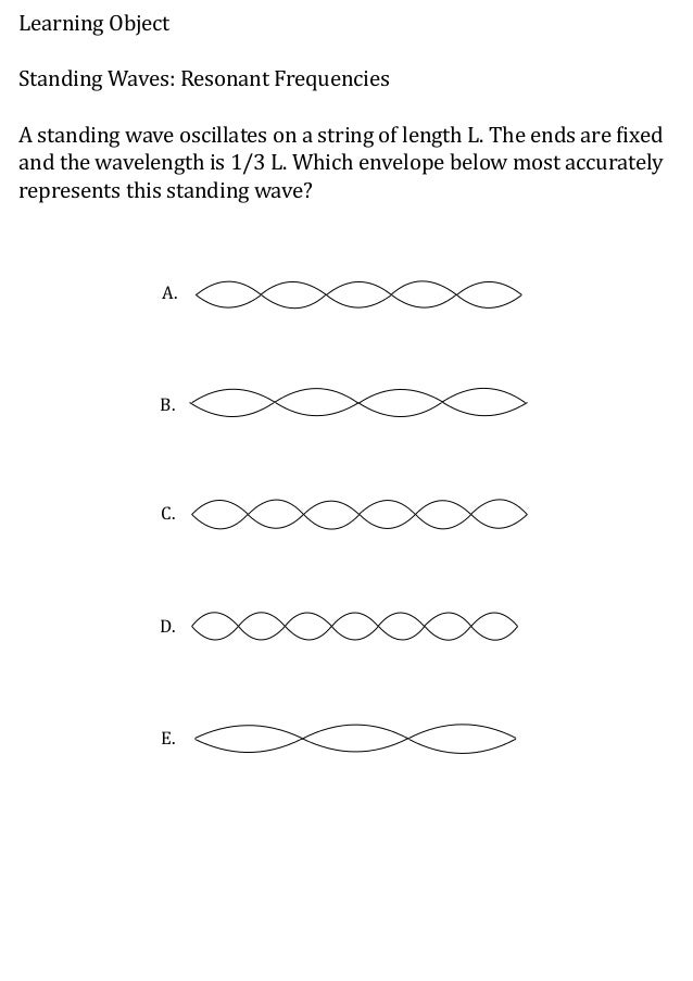 Standing Waves Resonant Frequencies