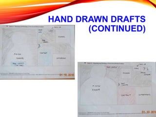 HAND DRAWN DRAFTS
(CONTINUED)
 