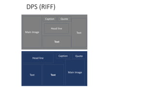 DPS (RIFF)
Main Image
Head line
Text
Caption Quote
Text
Main Image
Head line
Text
Caption Quote
Text
 