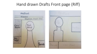 Hand drawn Drafts Front page (Riff)
 