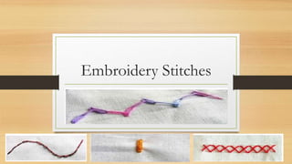 Embroidery Stitches
 