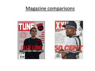 Magazine comparisons
 