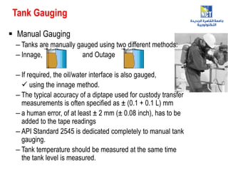 Lo4_tank_guaging[1].pdf a power point on tank gaging | PDF