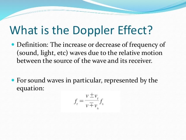 lo5 the doppler effect and bats light source definition physics