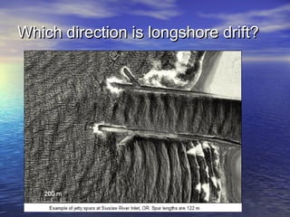 Which direction is longshore drift?Which direction is longshore drift?
 