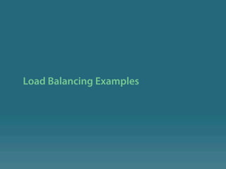 Load Balancing Examples
 