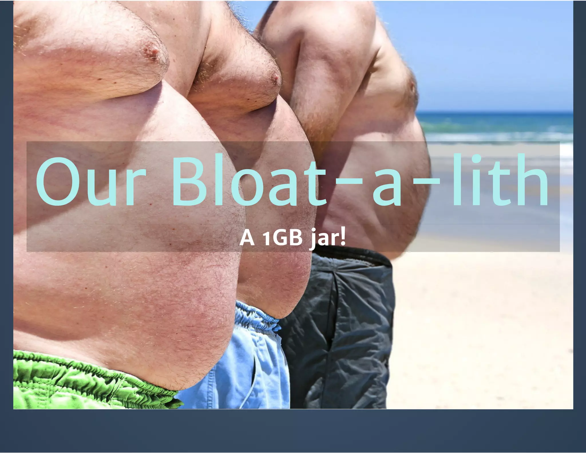 Our Bloat-a-lith
A 1GB jar!
 