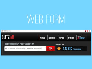 Web form
 