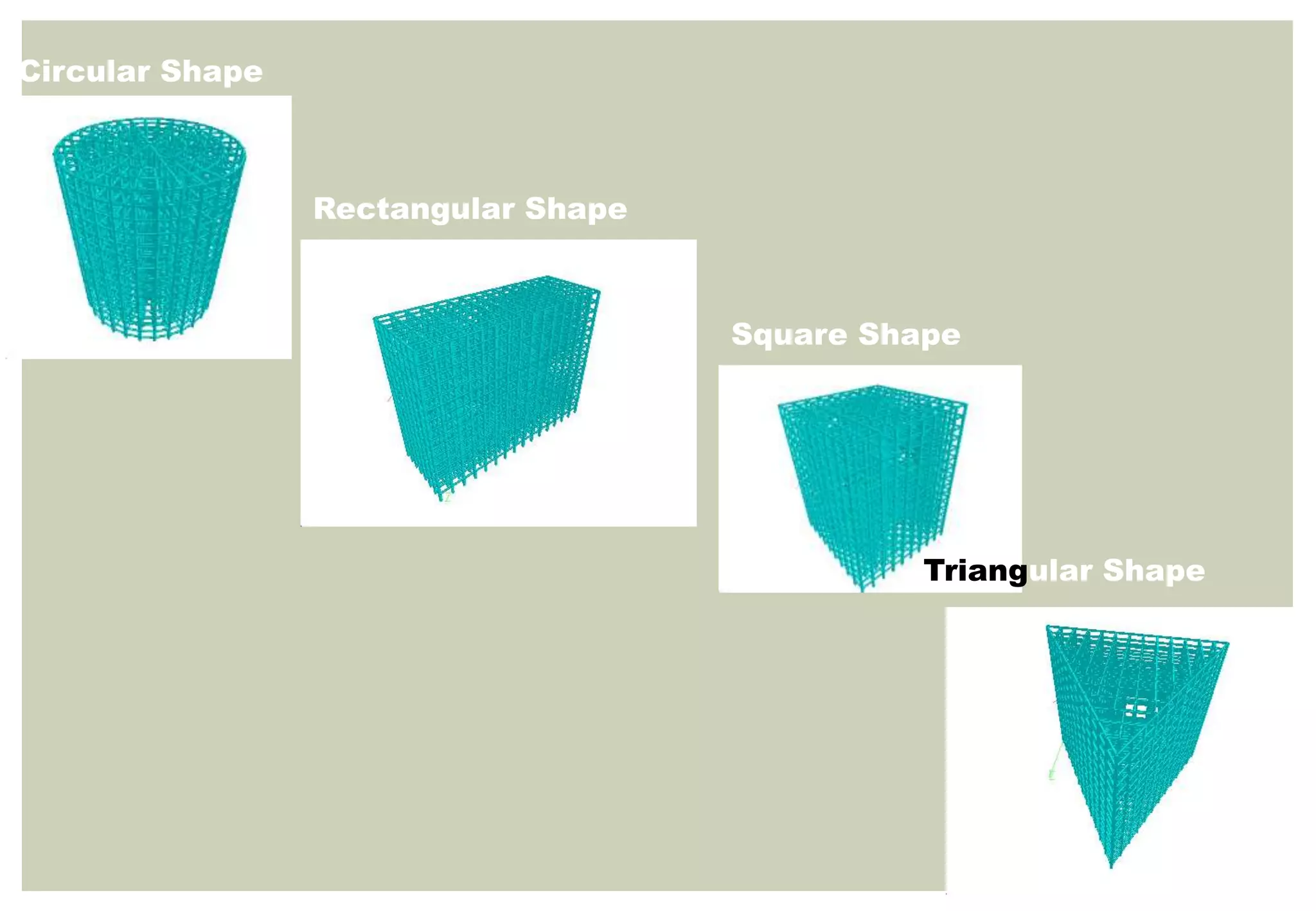 Circular Shape
Rectangular Shape
Square Shape
Triangular Shape
 