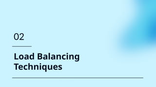 Load Balancing in mobile network for managing the computer network | PPTX