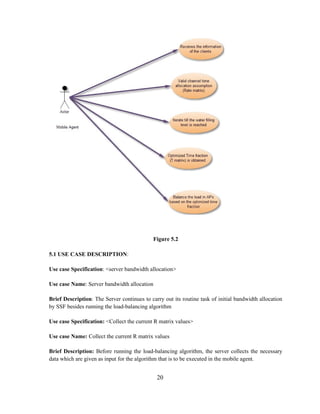 Load balancing implementation in wireless networks