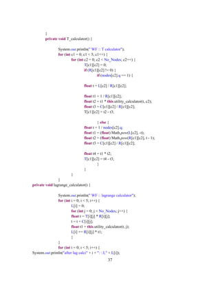 Load balancing implementation in wireless networks