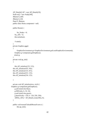 Load balancing implementation in wireless networks