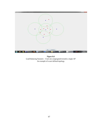 Load balancing implementation in wireless networks