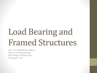 Load bearing and framed structures.pdf basics of civil engineering ...