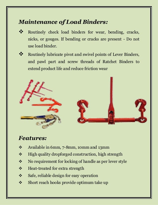 Load binders