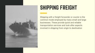 Ensure On-Tine Goods Delivery Using Freight Transportation Services 