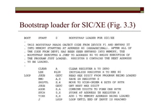 Bootstrap loader for SIC/XE (Fig. 3.3)
 