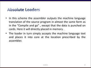 Loaders ( system programming ) 