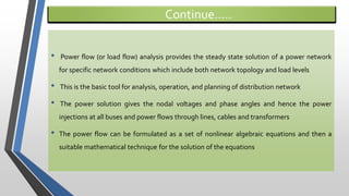 Load flow analysis of radial distribution system | PDF