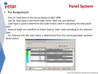 ETAP - Load flow and panel rev2014-1 | PDF