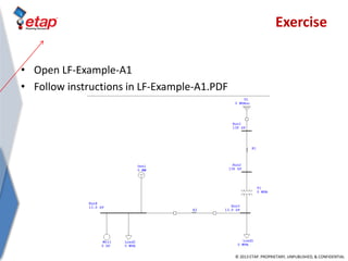 Etap Load Flow Analysis Example ETAP - Load flow and panel rev2014-1 | PDF