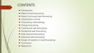 Electrical Load forcasting | PPTX