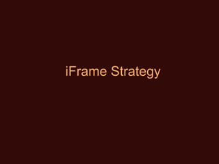 iFrame Strategy 