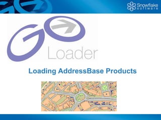Loading AddressBase Products
 