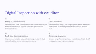 Loading bay inspection checklist with eAuditor Audits & Inspections | PDF