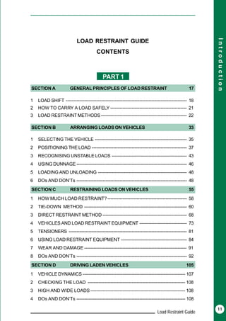 Loading and lashing guidance 2024 edition | PDF
